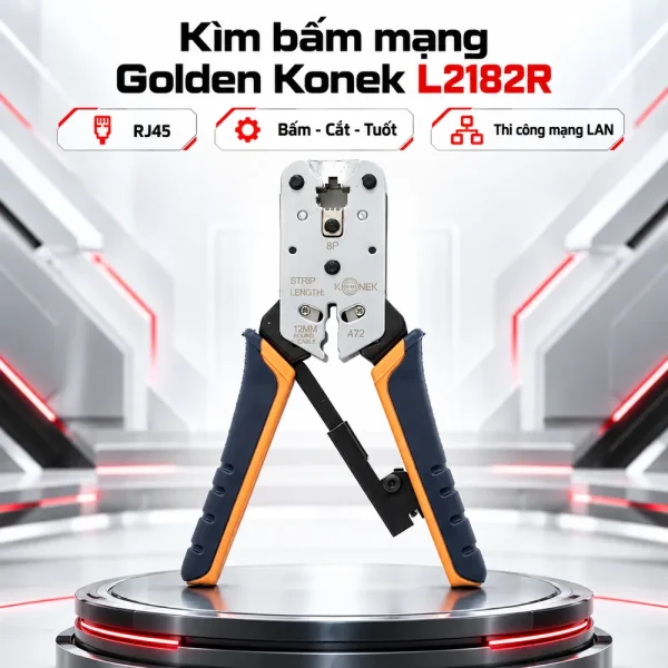 Kìm bấm mạng Golden Konek L2182R