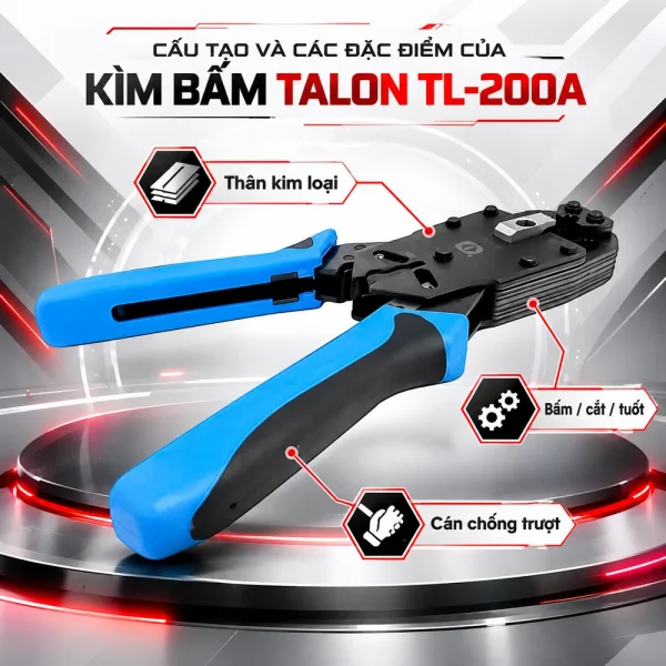 Kìm bấm mạng Talon TL-200A