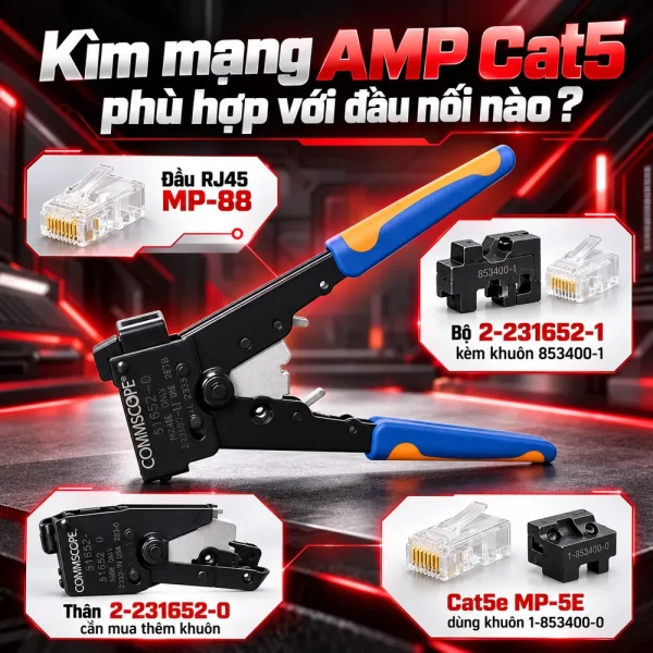 Kìm mạng AMP Cat5 chất lượng cao