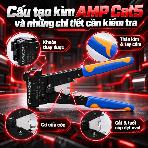 Kìm mạng AMP Cat5 chất lượng cao