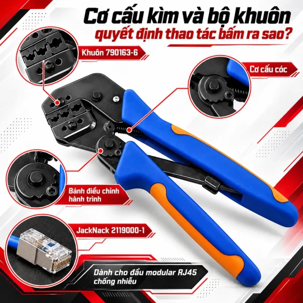 Kìm mạng AMP – COMMSCOPE cat6