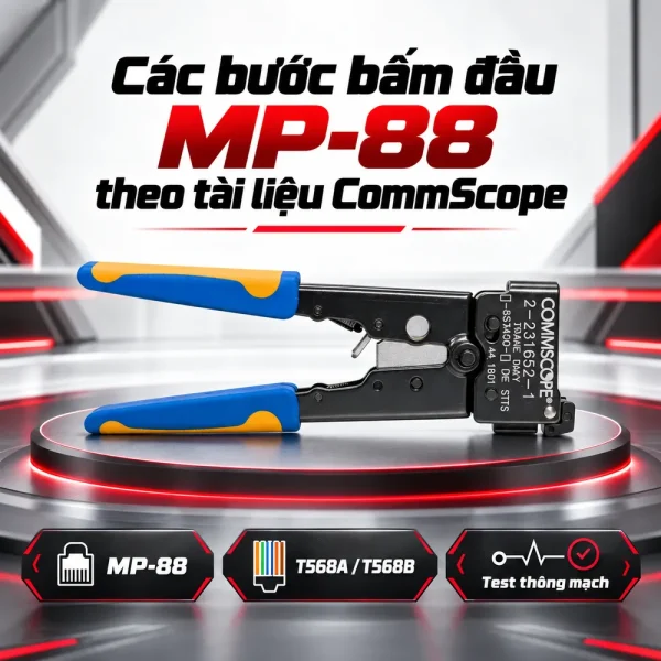 Kìm mạng Commscope Cat5e 2-231652-1