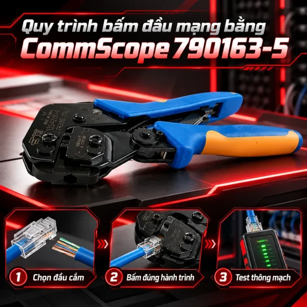 Kìm mạng Commscope cat6 790163-5