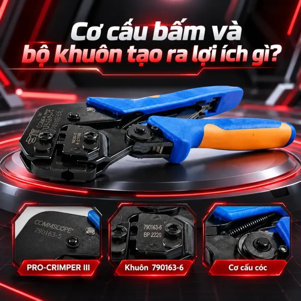 Kìm mạng Commscope cat6 790163-5