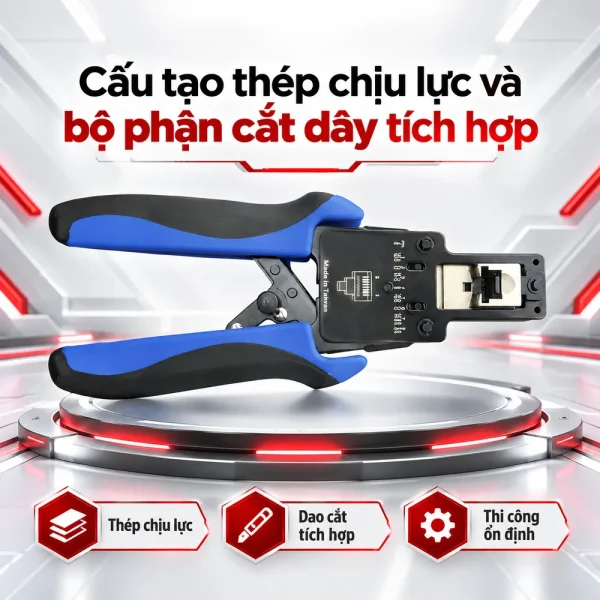 Kìm mạng Golden Link RJ45 Cat5E và Cat6 GL-2005FC