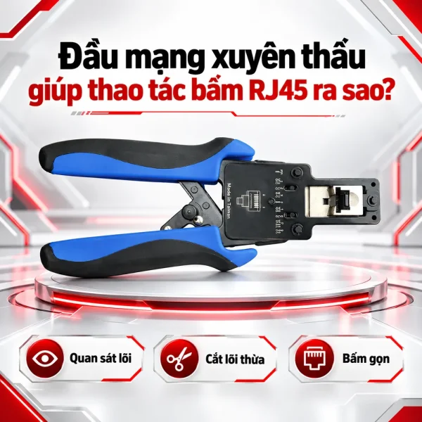 Kìm mạng Golden Link RJ45 Cat5E và Cat6 GL-2005FC