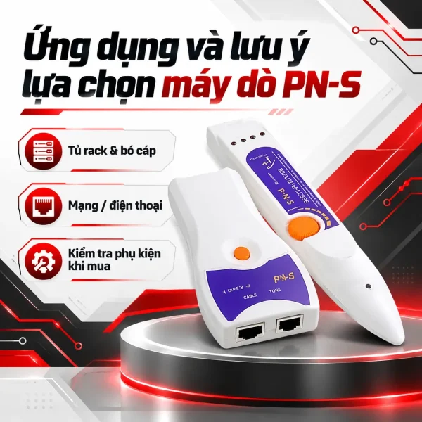 Máy dò dây mạng PN-S