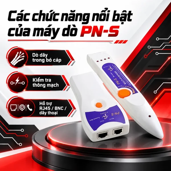 Máy dò dây mạng PN-S
