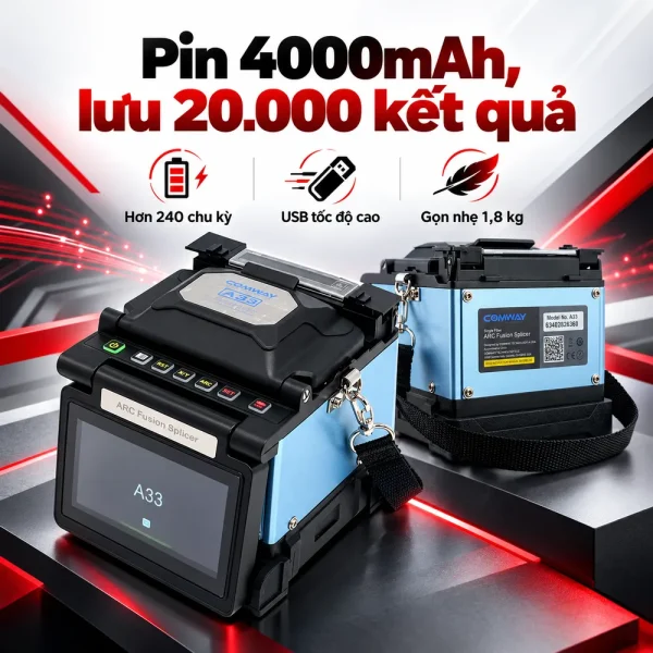 Máy hàn cáp quang COMWAY A33