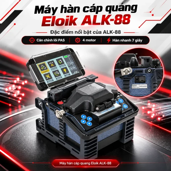 Máy hàn cáp quang Eloik ALK-88 chính hãng, chất lượng cao