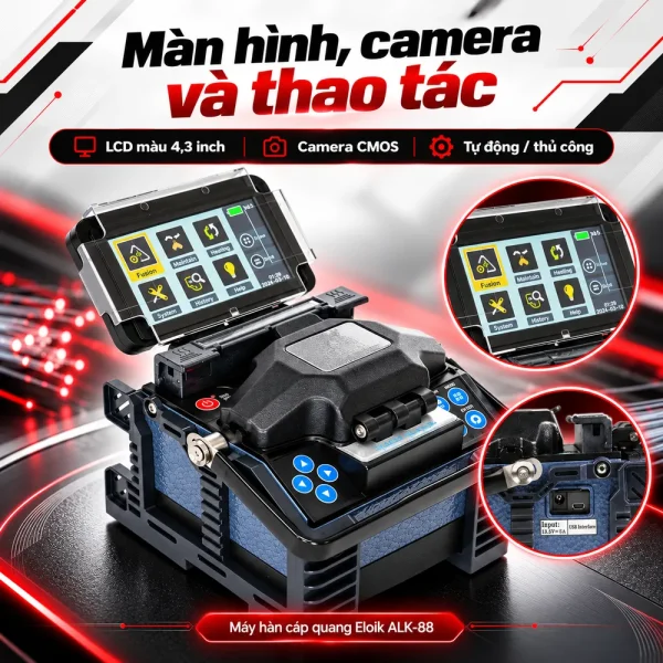 Máy hàn cáp quang Eloik ALK-88 chính hãng, chất lượng cao