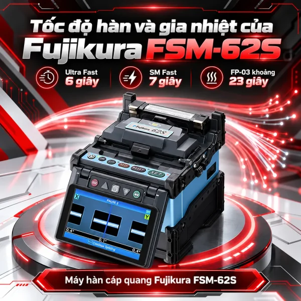Máy hàn cáp quang Fujikura FSM-62s