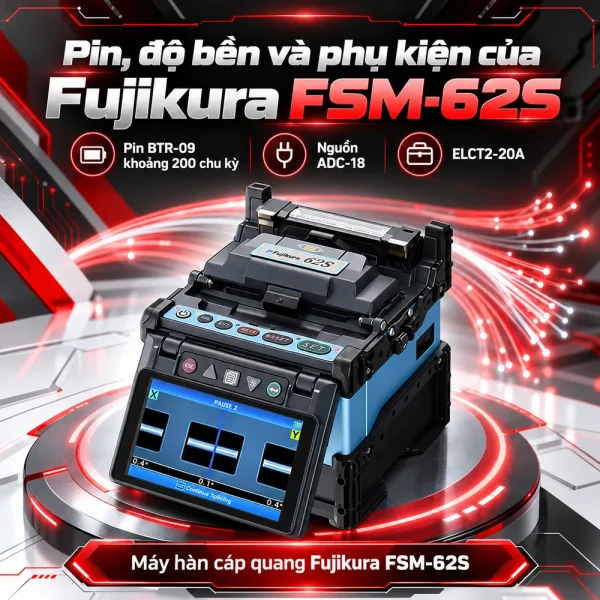 Máy hàn cáp quang Fujikura FSM-62s
