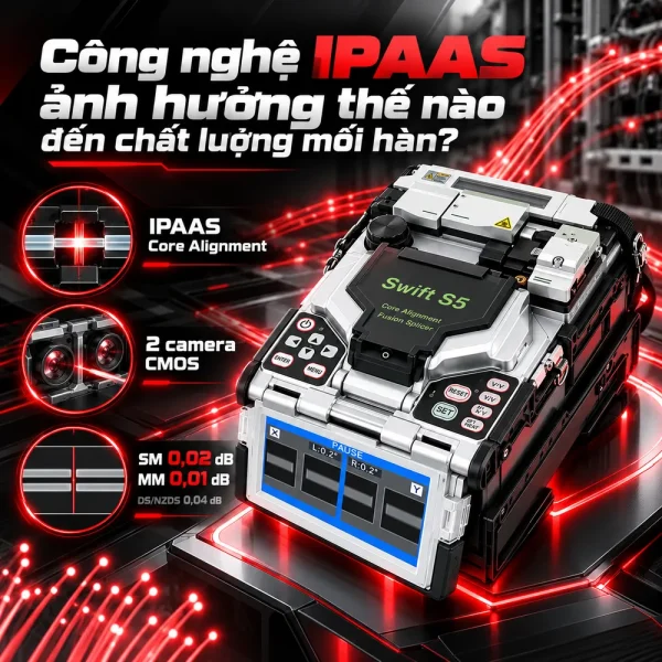 Máy hàn cáp quang Ilsintech Swift S5 chính hãng