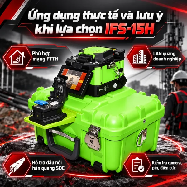 Máy hàn cáp quang Inno Instrument IFS-15H cao cấp