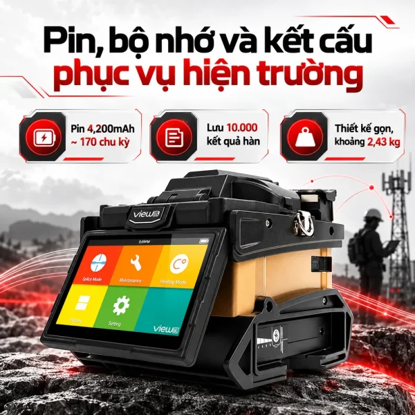 Máy hàn cáp quang Inno Instrument View 6L chính hãng, giá rẻ