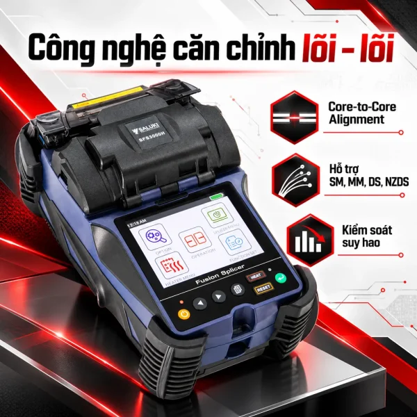 Máy hàn cáp quang Saluki SFS-3000H
