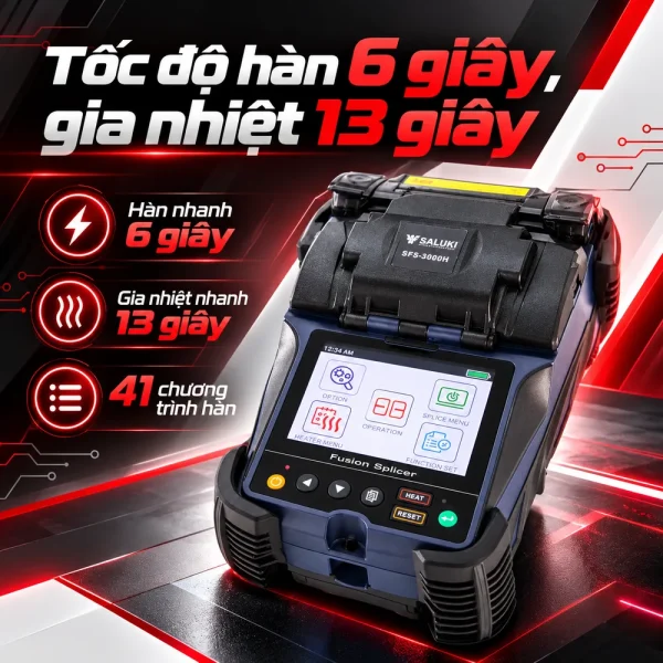 Máy hàn cáp quang Saluki SFS-3000H