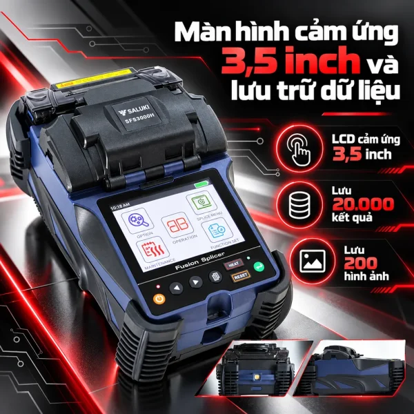 Máy hàn cáp quang Saluki SFS-3000H