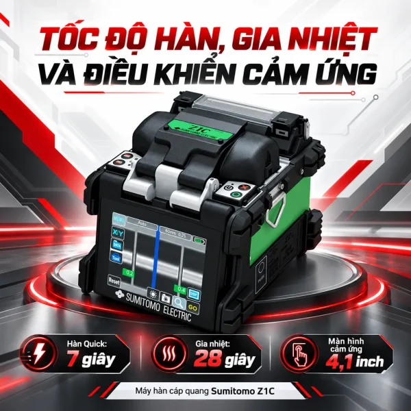 Máy hàn cáp quang Sumitomo Z1C chất lượng cao, chính hãng