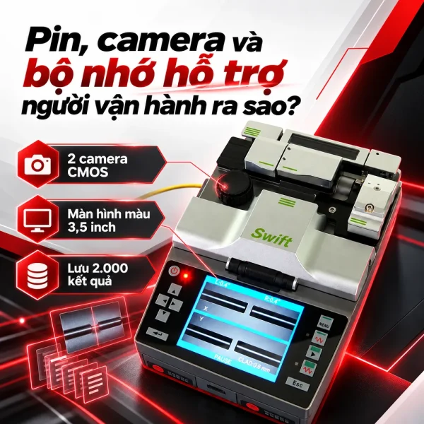 Máy hàn cáp quang Swift F1 – Ilsintech Chính Hãng
