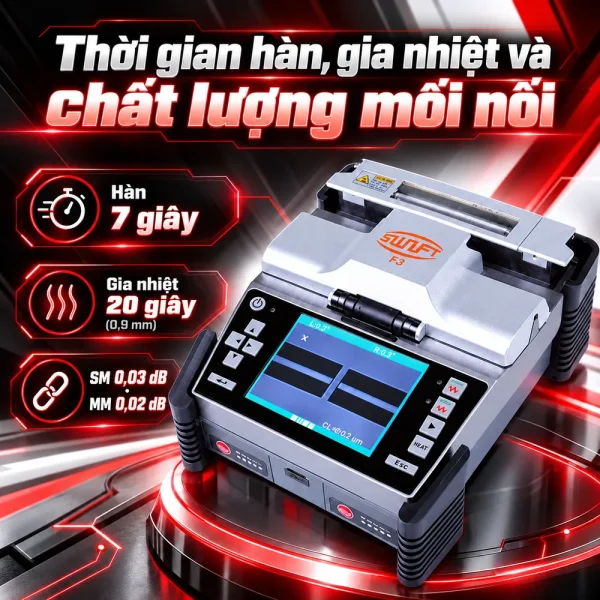 Máy hàn cáp quang Swift F3 – Ilsintech