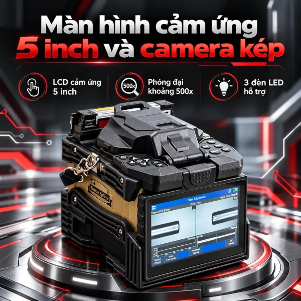 Máy hàn cáp quang Tumtec V9+ chính hãng