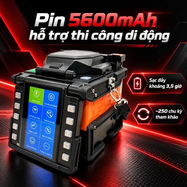 Máy hàn quang Comway C5 – Căn chỉnh lõi PAS, hàn nhanh 5 giây
