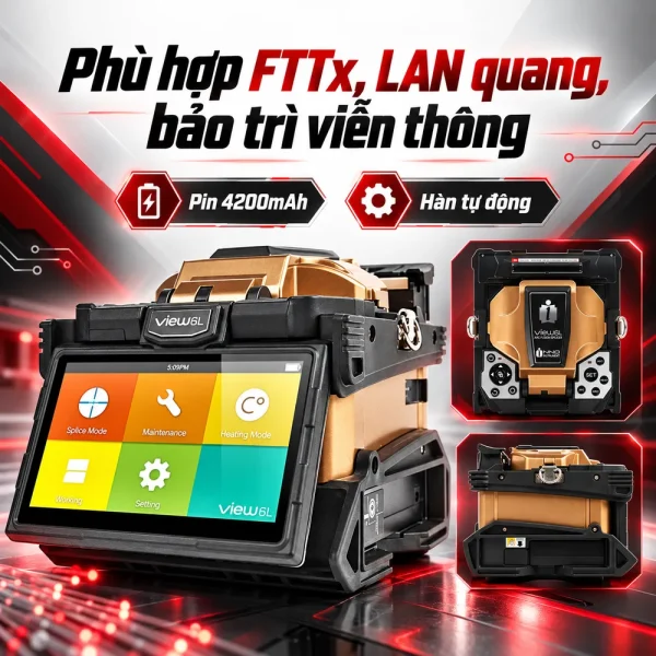 Máy hàn quang INNO Fusion Splicer VIEW6L