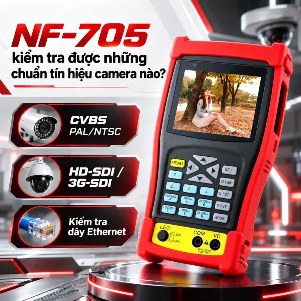 Máy test camera CCTV cao cấp Noyafa NF705
