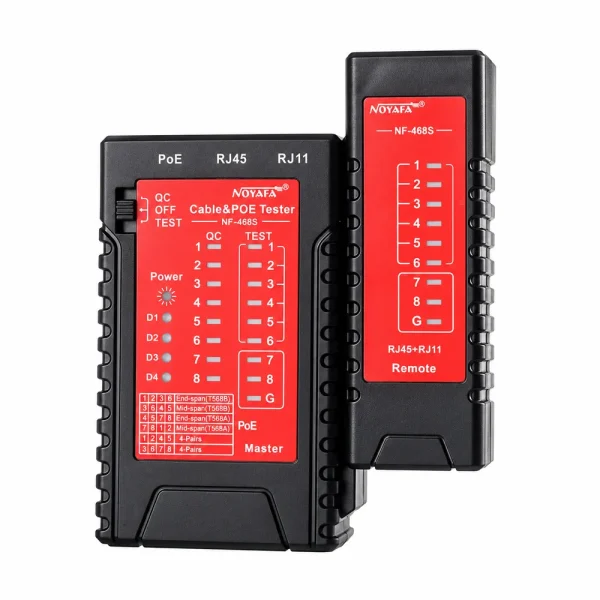 Máy test mạng cho switch PoE Noyafa NF468PT