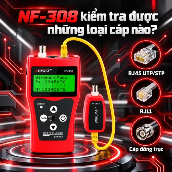Máy test mạng Noyafa NF308