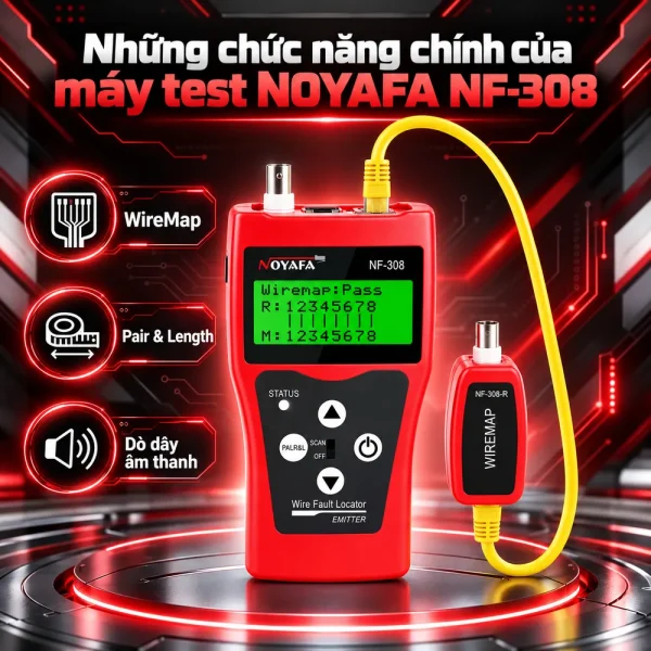 Máy test mạng Noyafa NF308