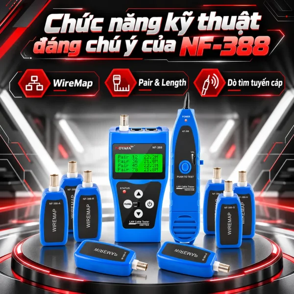Máy test mạng Noyafa NF388