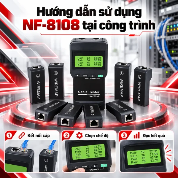 Máy test mạng Noyafa NF8108