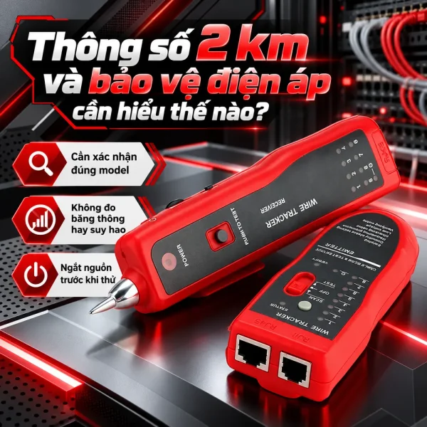 Máy test mạng Noyafa NF810R
