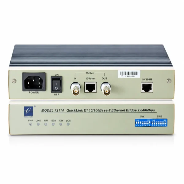 MODEL7211 Converter quang E1 sang Ethernet