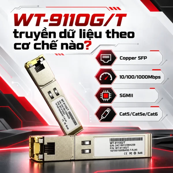 Module cổng đồng RJ45 Wintop WT-9110G/T