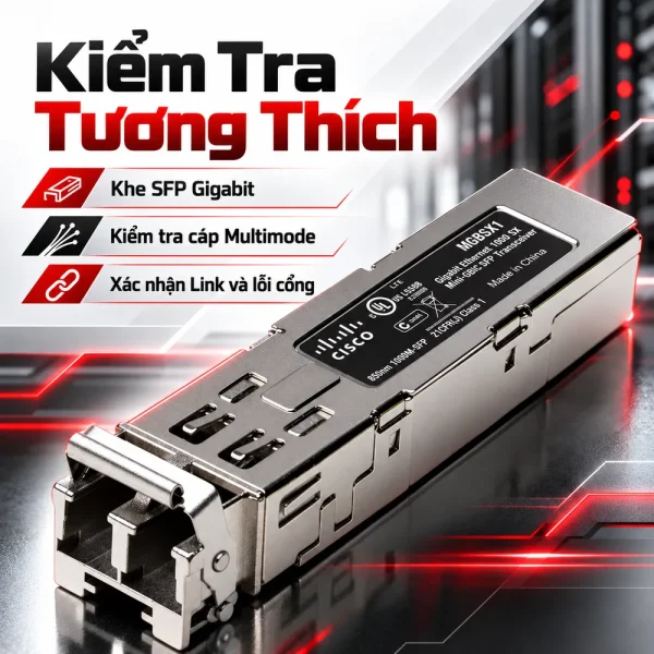 Module quang Cisco MGBSX1 Gigabit SX Mini-GBIC SFP