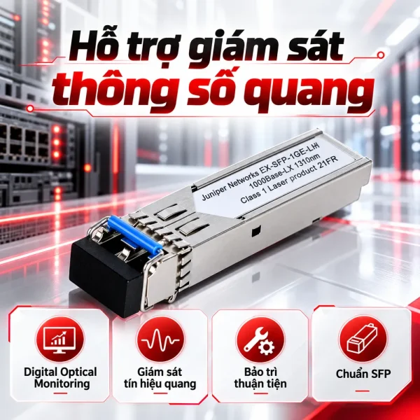 Module quang Juniper 1000Base-T EX-SFP-1GE-LH