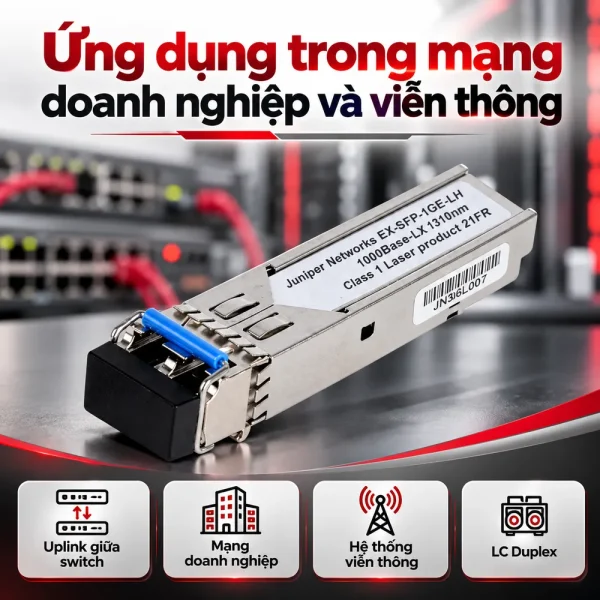 Module quang Juniper 1000Base-T EX-SFP-1GE-LH