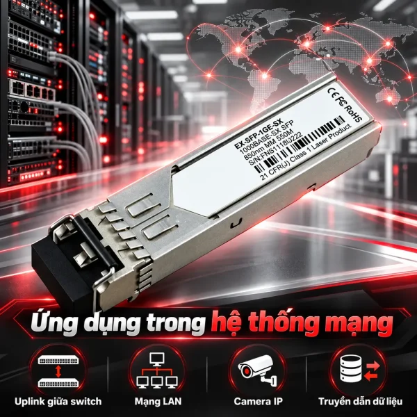Module quang Juniper 1000Base-T EX-SFP-1GE-SX