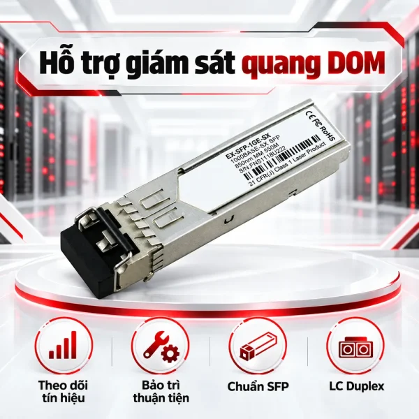 Module quang Juniper 1000Base-T EX-SFP-1GE-SX