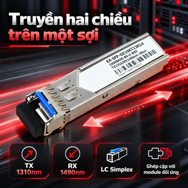 Module quang Juniper 1000Base-T EX-SFP-GE10KT13R14