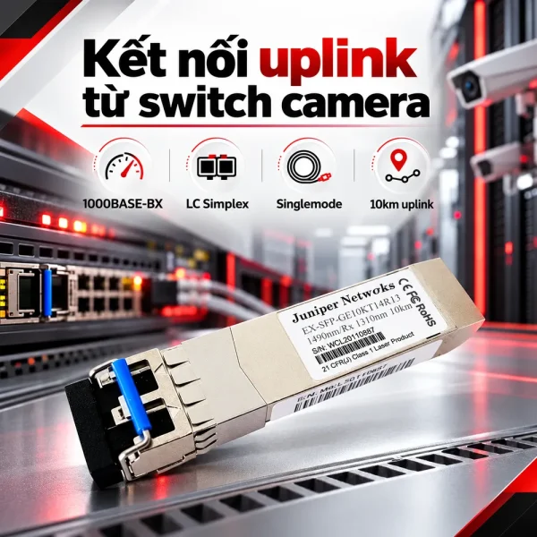 Module quang Juniper 1000Base-T EX-SFP-GE10KT14R13