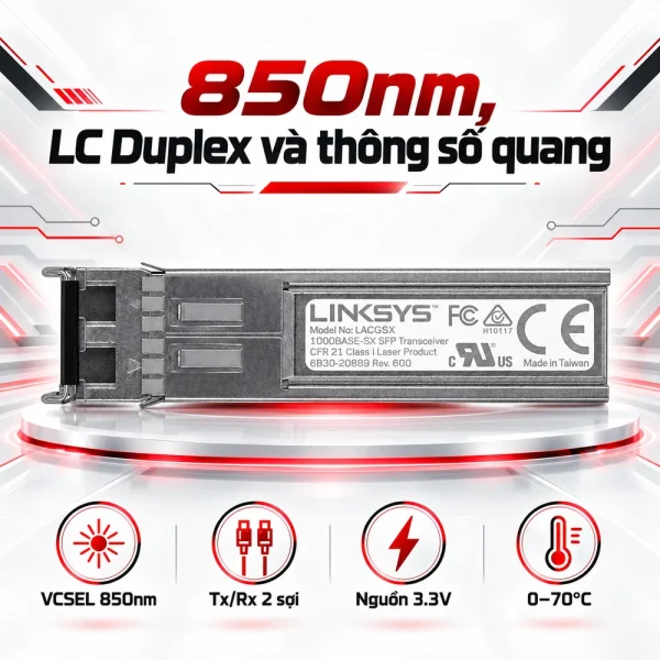 Module quang Linksys LACGSX SFP Multimode