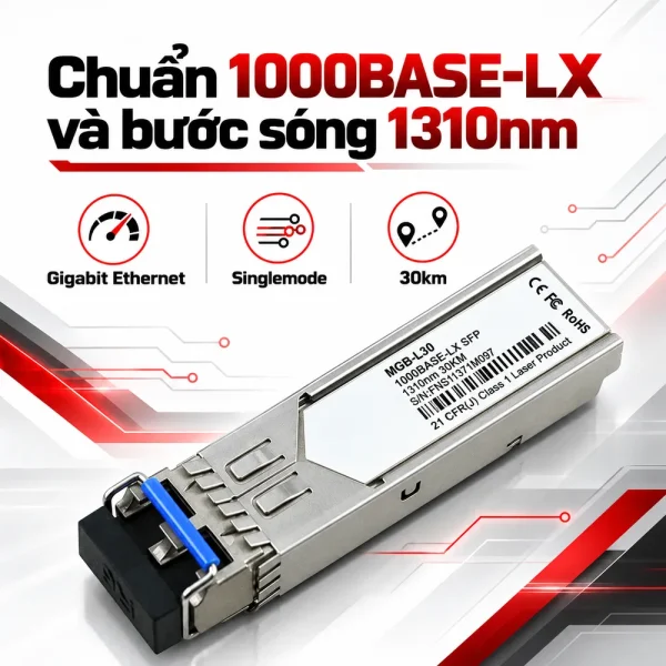 Module quang PLANET 1000Mbps Gigabit Ethernet SFP MGB-L30