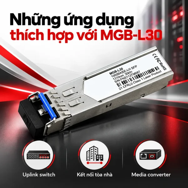 Module quang PLANET 1000Mbps Gigabit Ethernet SFP MGB-L30