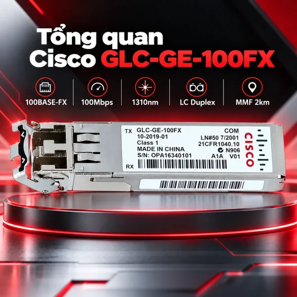 Module quang SFP Cisco GLC-GE-100FX