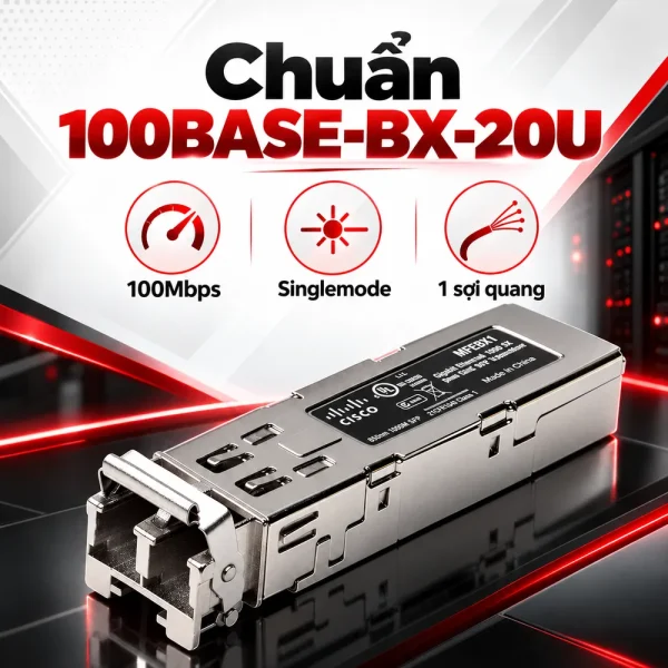 Module quang SFP Cisco MFEBX1 1000BASE-BX